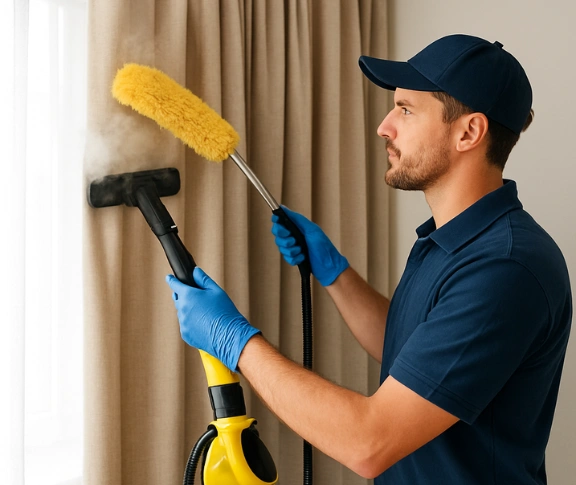 Trusted drapes cleaning technician Matty Curtain Cleaning chifley-nsw QLD
